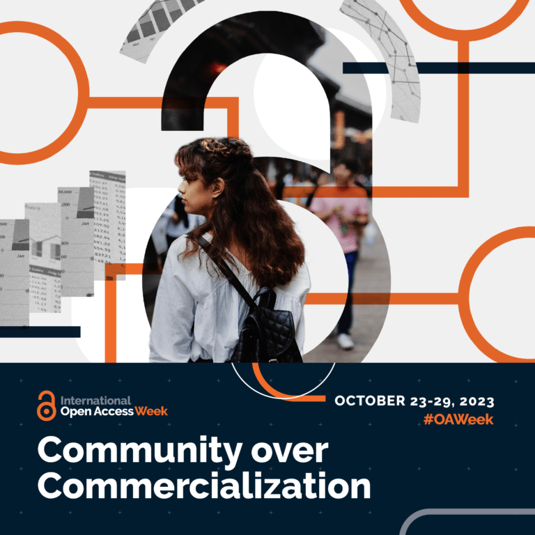 Community over Commercialization. Open Access Week